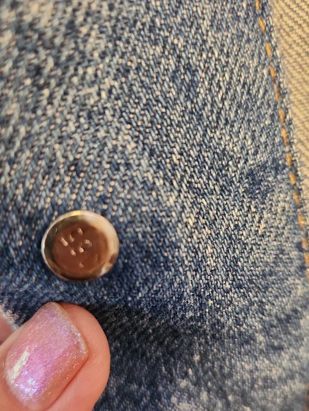 Levi's Blue Denim Vintage Trucker Jacket 80's Tall XXL 6 Pockets - Picture 4 of 14